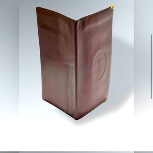 Cartier Burgundy Leather wallet